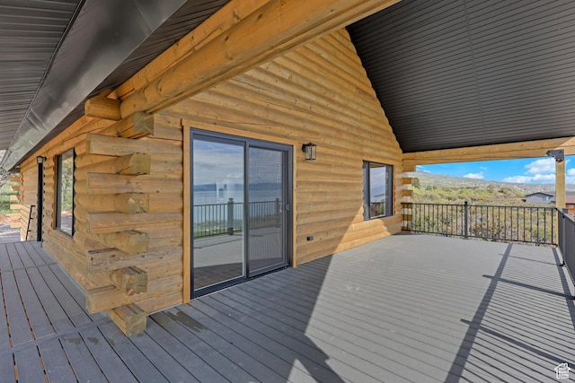 999 Cisco Run, Garden City, UT 84028 - view of wooden deck