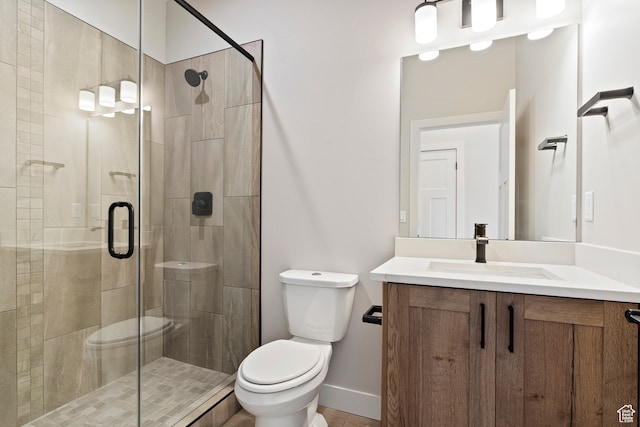4778 Paddleford Dr Unit 227, Eden, UT 84310 - full bath featuring toilet, a shower stall, vanity, and baseboards
