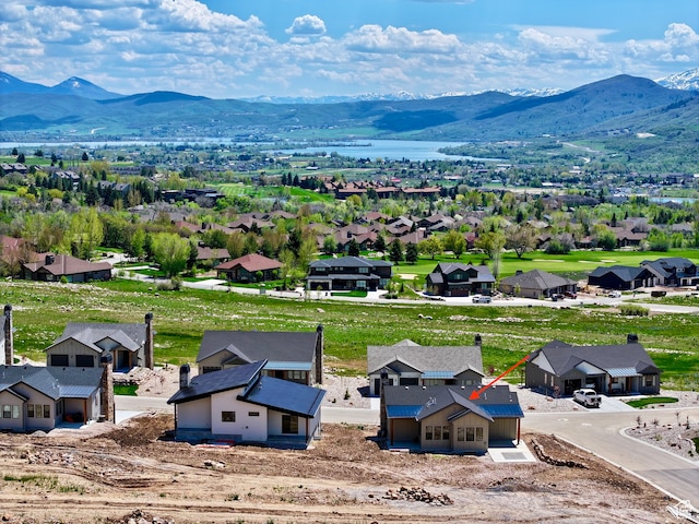 4778 Paddleford Dr Unit 227, Eden, UT 84310 - aerial perspective of suburban area with a water and mountain view
