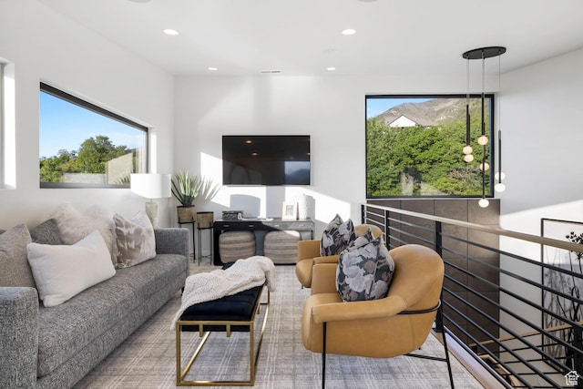 940 S N View Cir Unit 12, Woodland Hills, UT 84653 - living room featuring plenty of natural light and recessed lighting