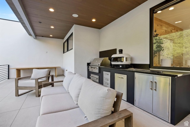 940 S N View Cir Unit 12, Woodland Hills, UT 84653 - view of patio / terrace with an outdoor kitchen and grilling area