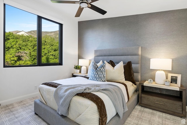 940 S N View Cir Unit 12, Woodland Hills, UT 84653 - bedroom featuring ceiling fan