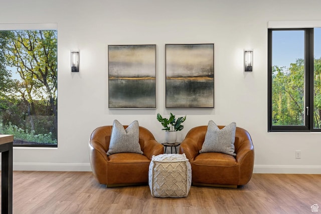 940 S N View Cir Unit 12, Woodland Hills, UT 84653 - sitting room featuring plenty of natural light and light hardwood / wood-style flooring