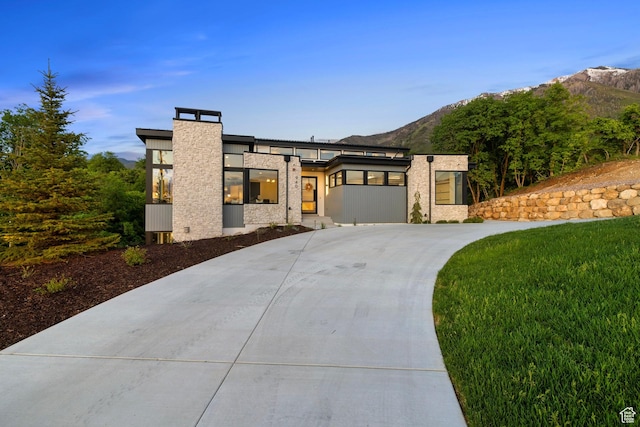 940 S N View Cir Unit 12, Woodland Hills, UT 84653 - view of front of property with a mountain view and a front lawn