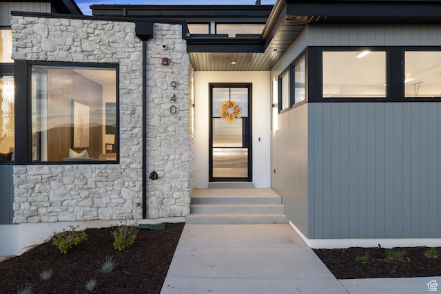 940 S N View Cir Unit 12, Woodland Hills, UT 84653 - property entrance with stone siding