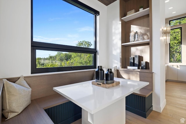 940 S N View Cir Unit 12, Woodland Hills, UT 84653 - home office featuring a wealth of natural light, breakfast area, and light wood-type flooring