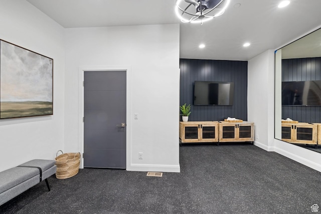 940 S N View Cir Unit 12, Woodland Hills, UT 84653 - unfurnished living room featuring recessed lighting and baseboards