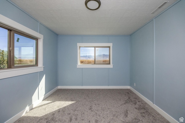 1090 S 2400 W, Lewiston, UT 84320 - carpeted spare room featuring baseboards, a textured ceiling, and visible vents