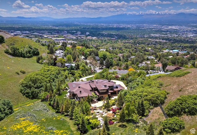 1559 E Tomahawk Dr N, Salt Lake City, UT 84103 - bird's eye view with a mountain view