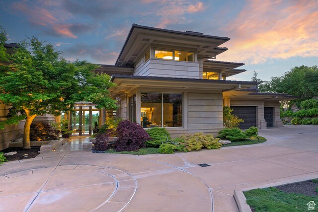 1559 E Tomahawk Dr N, Salt Lake City, UT 84103 - view of back house at dusk