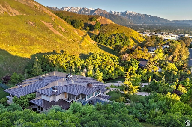 1559 E Tomahawk Dr N, Salt Lake City, UT 84103 - aerial view featuring a mountain view