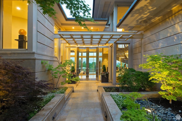 1559 E Tomahawk Dr N, Salt Lake City, UT 84103 - doorway to property with french doors