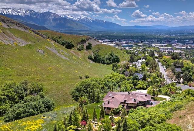 1559 E Tomahawk Dr N, Salt Lake City, UT 84103 - aerial view featuring a mountain view