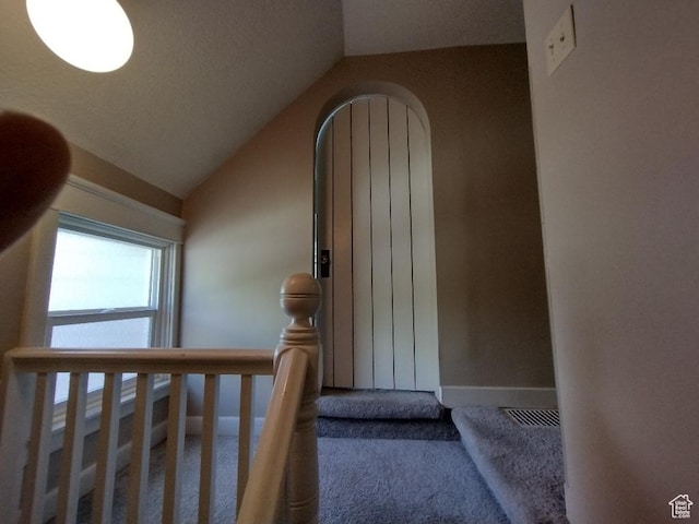 157 W 500 S, Logan, UT 84321 - interior space featuring lofted ceiling and carpet flooring