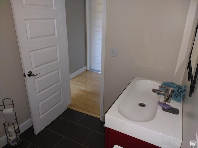 157 W 500 S, Logan, UT 84321 - bathroom featuring sink and tile patterned floors