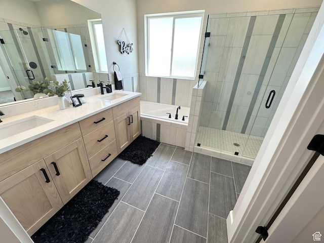 634 E Otto Ln, Grantsville, UT 84029 - full bath with a sink, a bath, and a shower stall