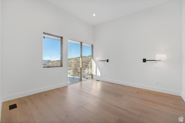 7702 N Fire Ring Glade, Park City, UT 84098 - unfurnished room featuring light hardwood / wood-style flooring