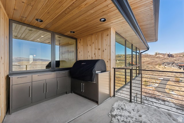 7702 N Fire Ring Glade, Park City, UT 84098 - view of patio / terrace featuring area for grilling and a balcony