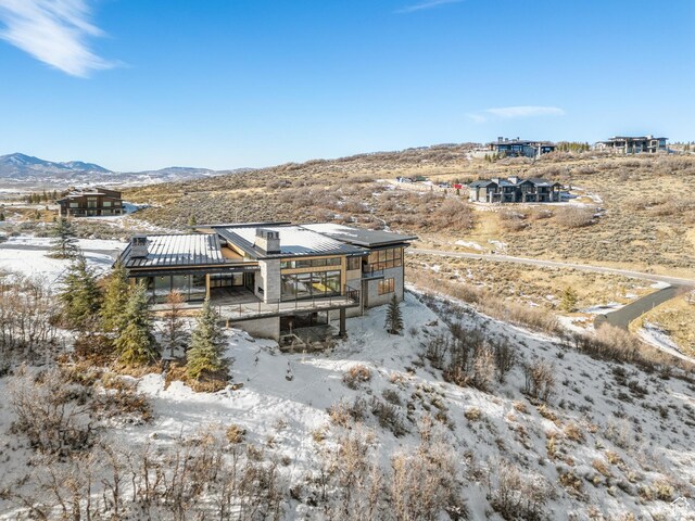 7702 N Fire Ring Glade, Park City, UT 84098 - exterior space with a mountain view