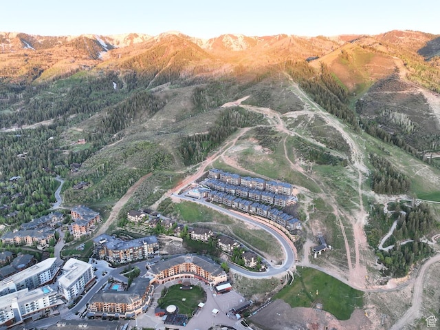 2752 W High Rd Unit 1501, Park City, UT 84098 - birds eye view of property featuring a mountain view