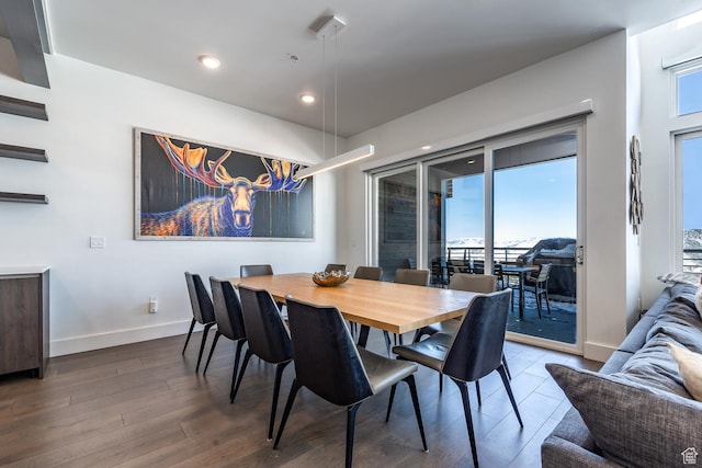 2752 W High Rd Unit 1501, Park City, UT 84098 - dining room featuring hardwood / wood-style flooring