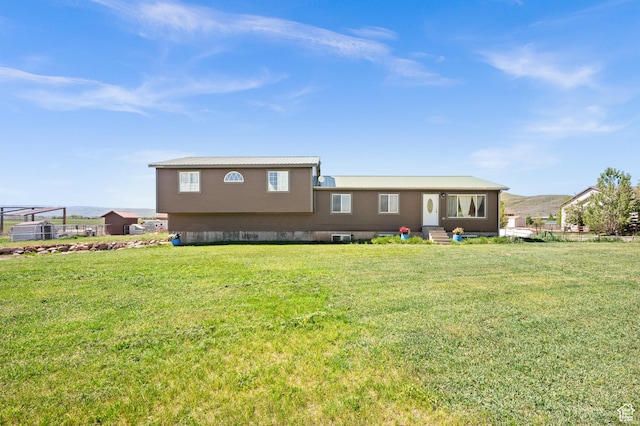1635 W 200 S, Kamas, UT 84036 - rear view of property with a yard