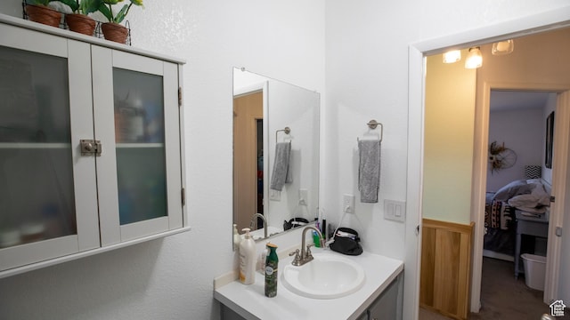 33432 W 8000 S, Duchesne, UT 84021 - bathroom featuring vanity and wainscoting