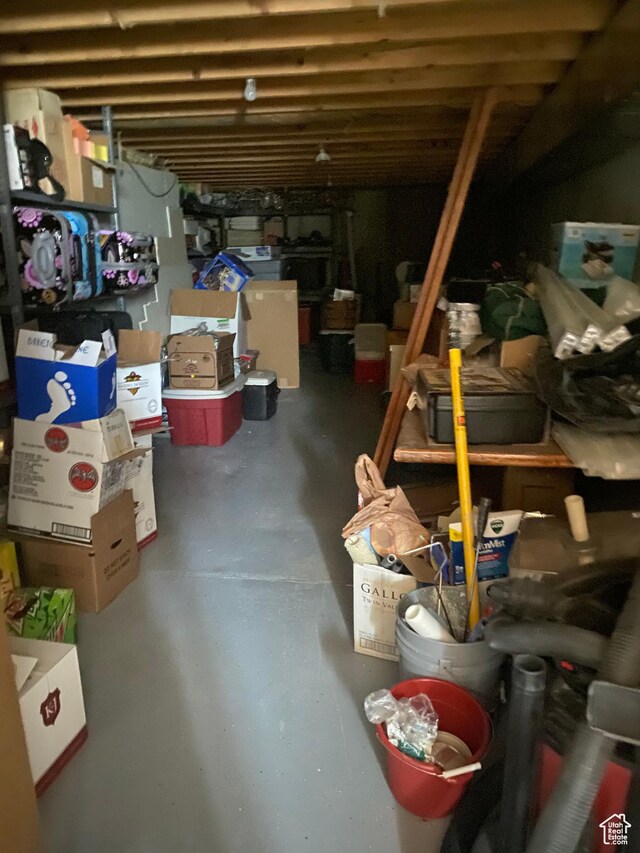 2317 N Hillside Dr, Wellington, UT 84542 - view of unfinished below grade area
