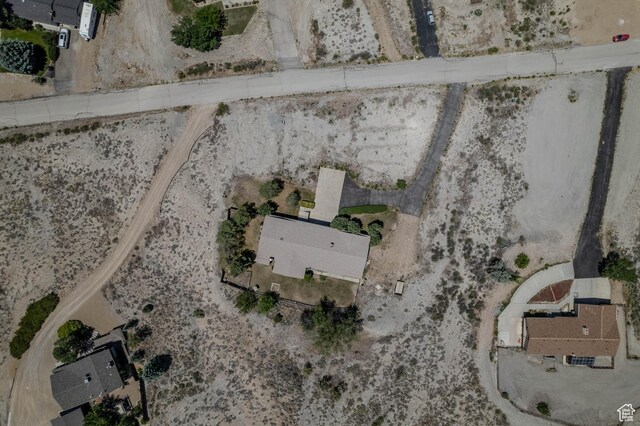 2317 N Hillside Dr, Wellington, UT 84542 - birds eye view of property with view of desert
