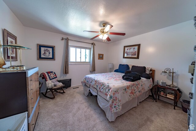 2317 N Hillside Dr, Wellington, UT 84542 - bedroom featuring light colored carpet