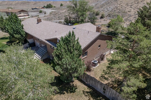 2317 N Hillside Dr, Wellington, UT 84542 - bird's eye view with a mountain view