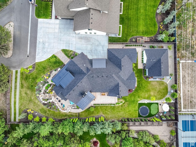 8122 S Willow Creek Cv, Cottonwood Heights, UT 84093 - birds eye view of property