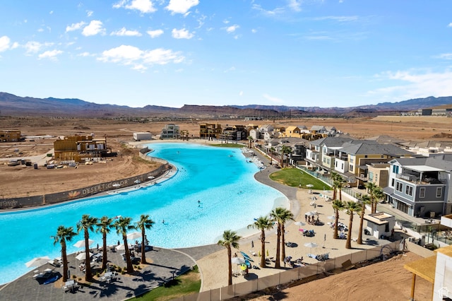 5466 S Persian Ln, St George, UT 84790 - view of pool with a mountain view
