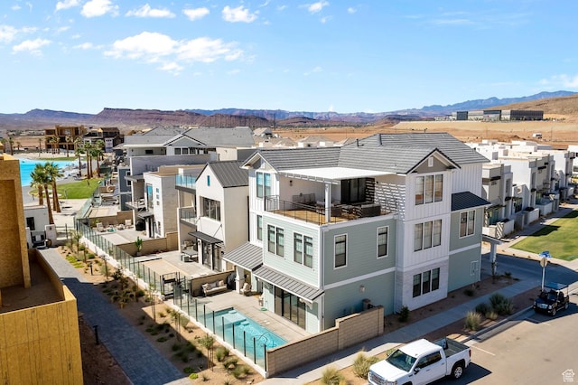5466 S Persian Ln, St George, UT 84790 - bird's eye view with a mountain view