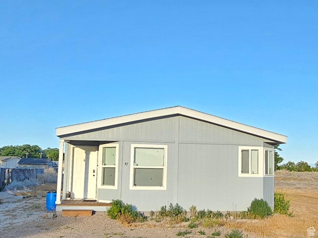 view of side of home