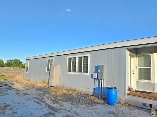 view of side of property