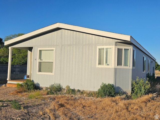 view of side of home