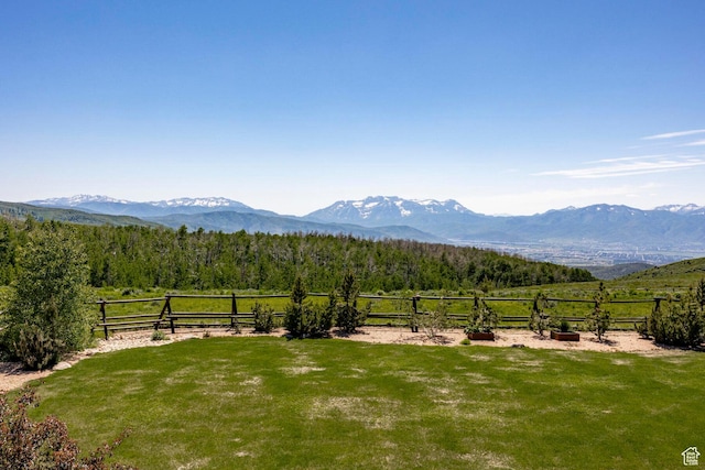 10454 E Forest Creek Rd, Kamas, UT 84036 - mountain view with a rural view and a view of trees