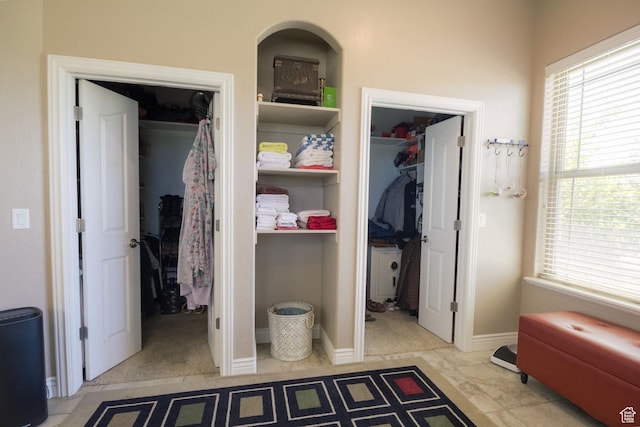 view of closet