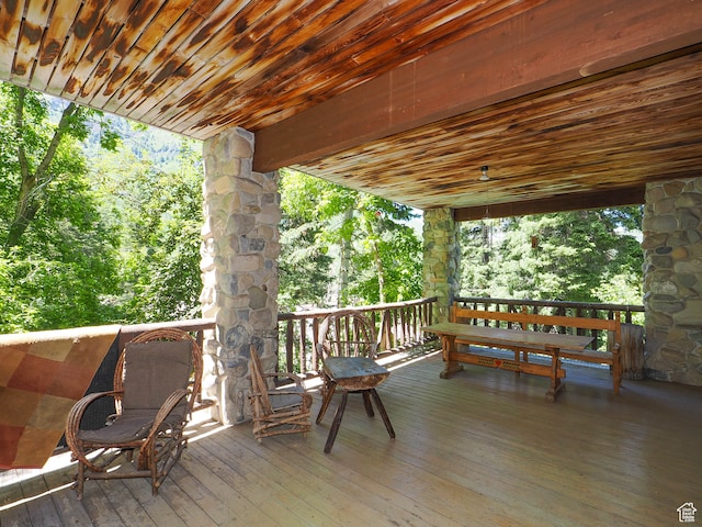 2718 E Stewart Rd, Sundance, UT 84604 - view of deck