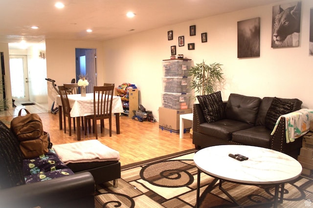 7642 S 2700 W, West Jordan, UT 84084 - living room with light hardwood / wood-style flooring