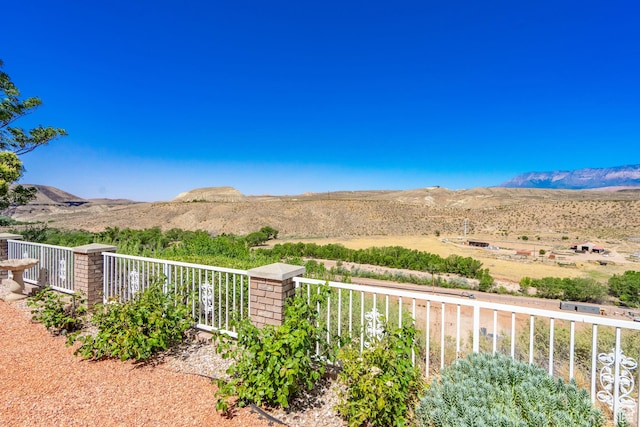 view of mountain feature