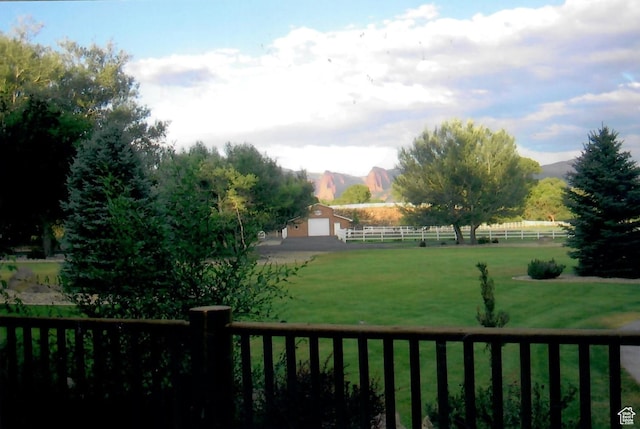 303 Rachel Ln S, New Harmony, UT 84757 - view of yard featuring a mountain view and a rural view