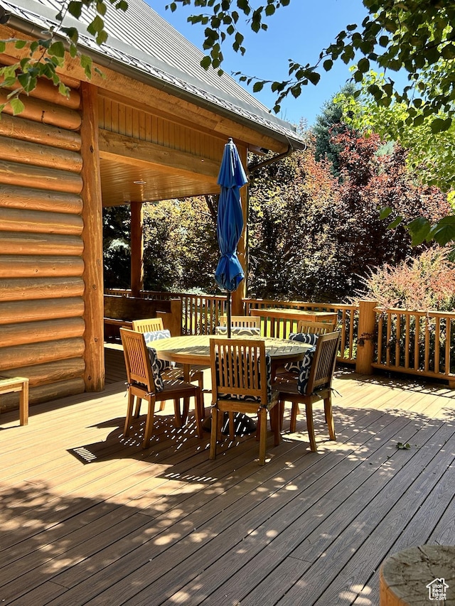 303 Rachel Ln S, New Harmony, UT 84757 - view of deck