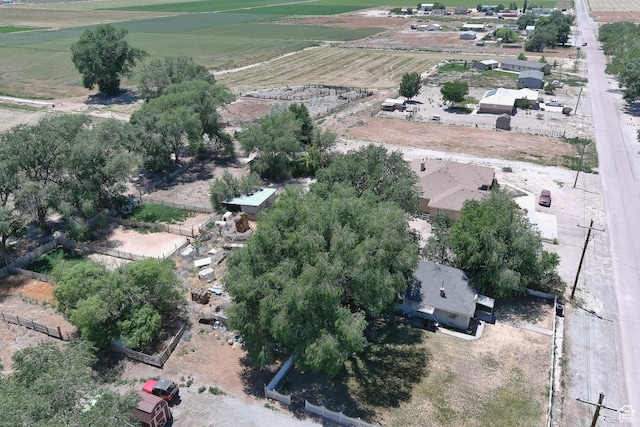 aerial view featuring a rural view