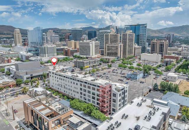159 W Broadway Unit 301, Salt Lake City, UT 84101 - property's view of city with a mountain view