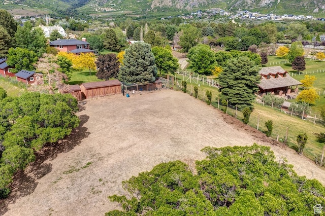 drone / aerial view