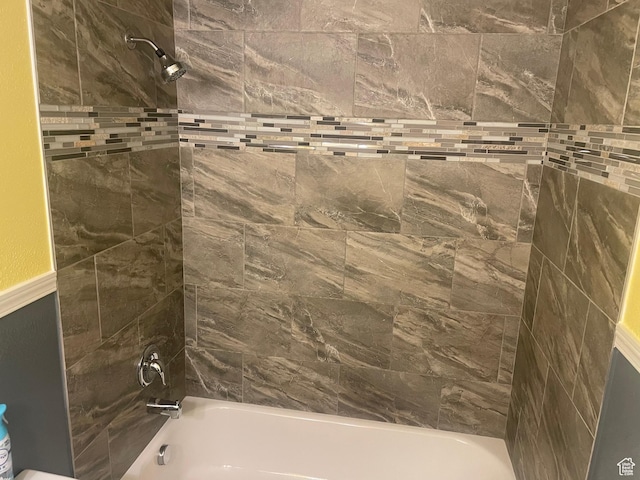 full bath with bathing tub / shower combination