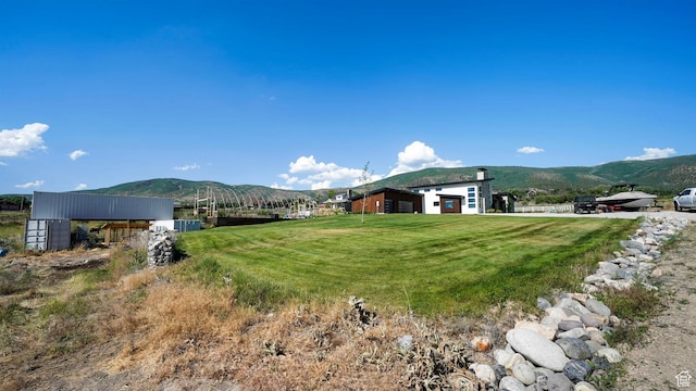 1245 E Draper Ln, Wallsburg, UT 84082 - view of yard with a mountain view