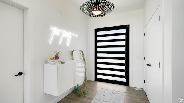 1245 E Draper Ln, Wallsburg, UT 84082 - entrance foyer with light hardwood / wood-style floors